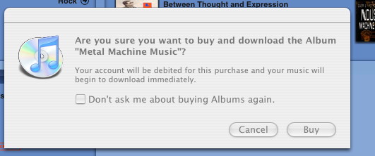 iTunes is loking out for me